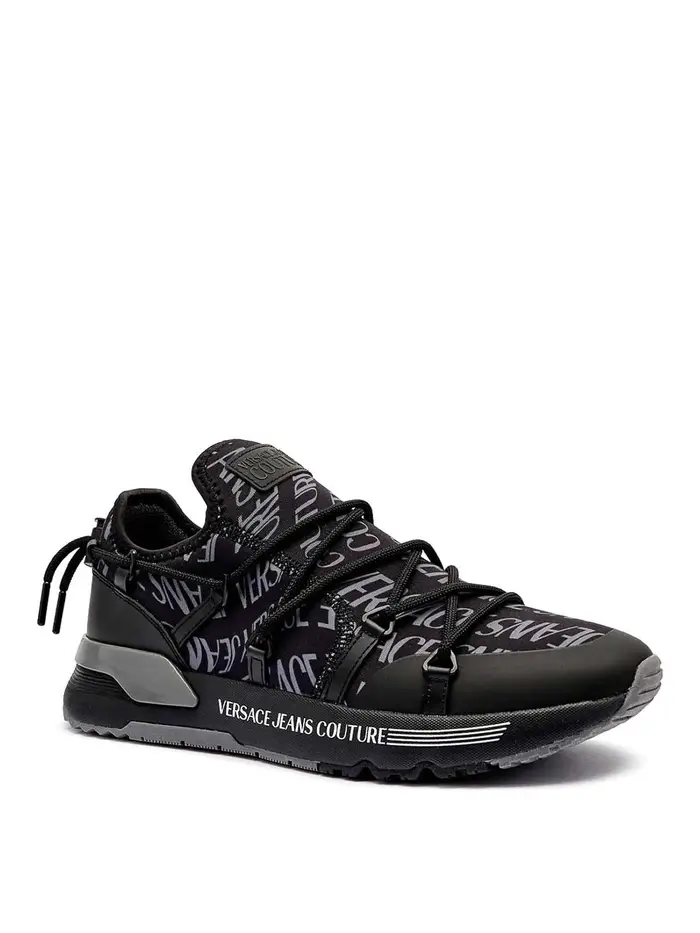 Versace Jeans Couture Sneakers Ripetuto con logo dinamico Multicolore