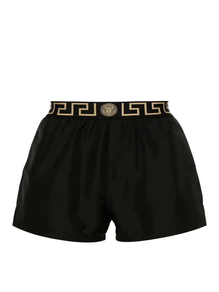 Versace Pantaloncini da bagno Nero