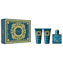 Versace Set regalo Eros 50 ml EDT, gel doccia e balsamo dopobarba Eros 50 ml