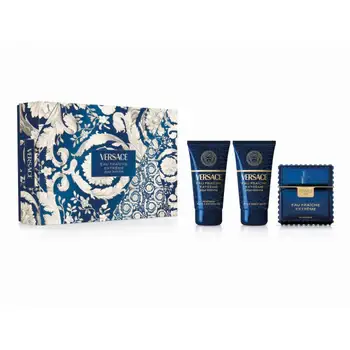 Versace Set regalo Man Eau Fraiche Extreme EDP 50 ml, gel doccia 50 ml e balsamo dopobarba 50 ml