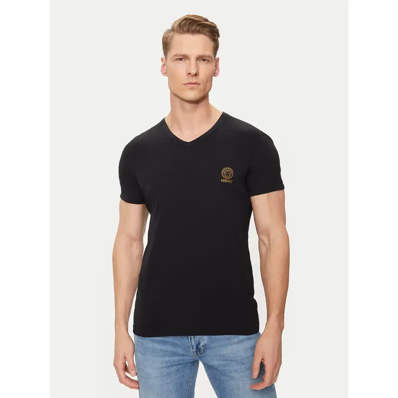 Versace T-shirt Nero 4110989