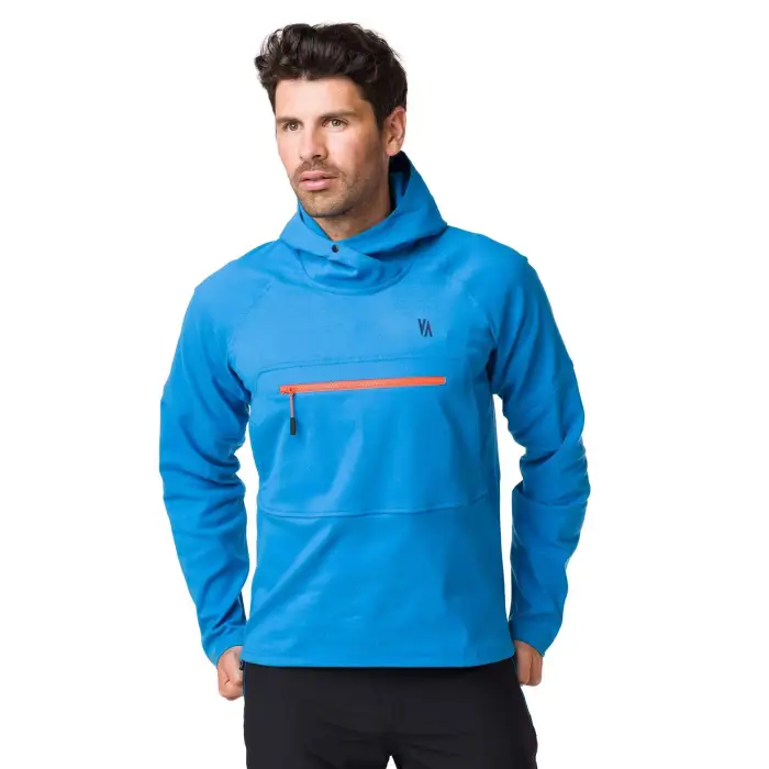 Felpa con cappuccio Vertical alpin Bleu