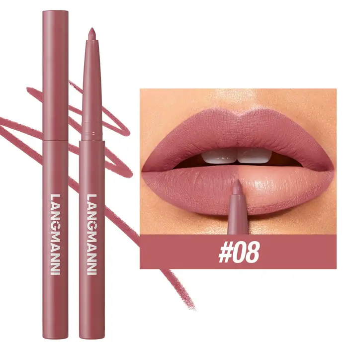 Verve Beauty Matita Contorno Labbra Opaca 12 Colori Rossetto Lunga Durata Waterproof Matita Contorno Labbra per Trucco