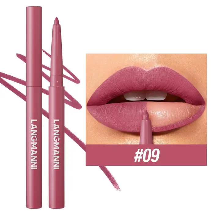 Verve Beauty Matita Contorno Labbra Opaca 12 Colori Rossetto Lunga Durata Waterproof Matita Contorno Labbra per Trucco