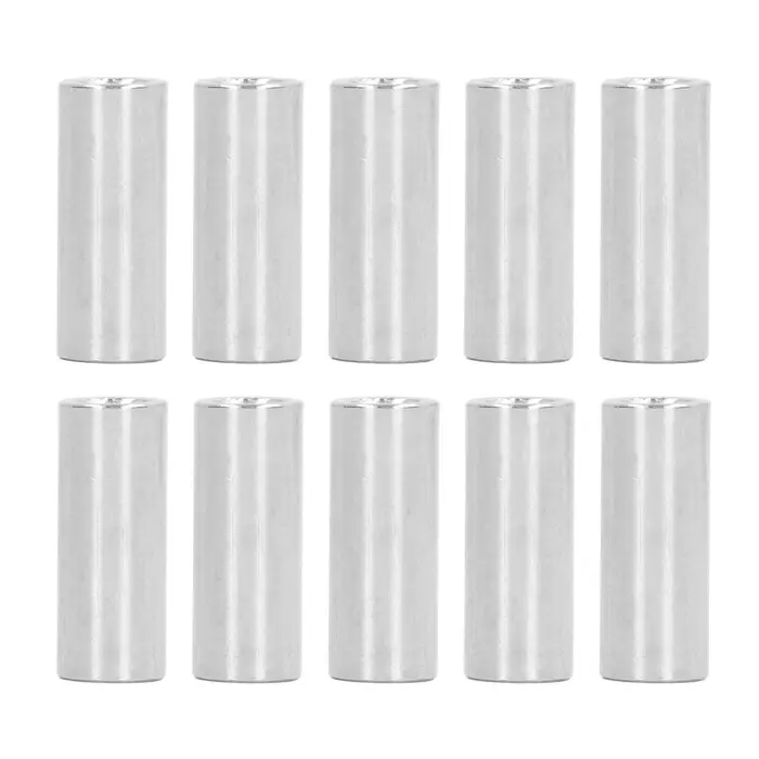 Vestidos 10 Pz Dado Connettore Rotondo M8x1 25 L30mm Acciaio Inossidabile Dadi di Accoppiamento Kit Asta Manicotto Filettato