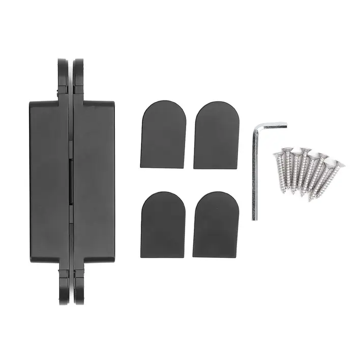 Vestidos Cerniera per Porta Silenziosa in Lega di Zinco con Finitura Opaca Regolabile 3D Cerniera Invisibile per Porta da 1 3/8 Pollici