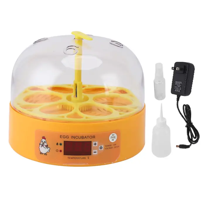 Vestidos Incubatrice per Uova 6 Uova Incubatrice Intelligente per Uova Controllo Temperatura Girata Manuale delle Uova Incubatrice per