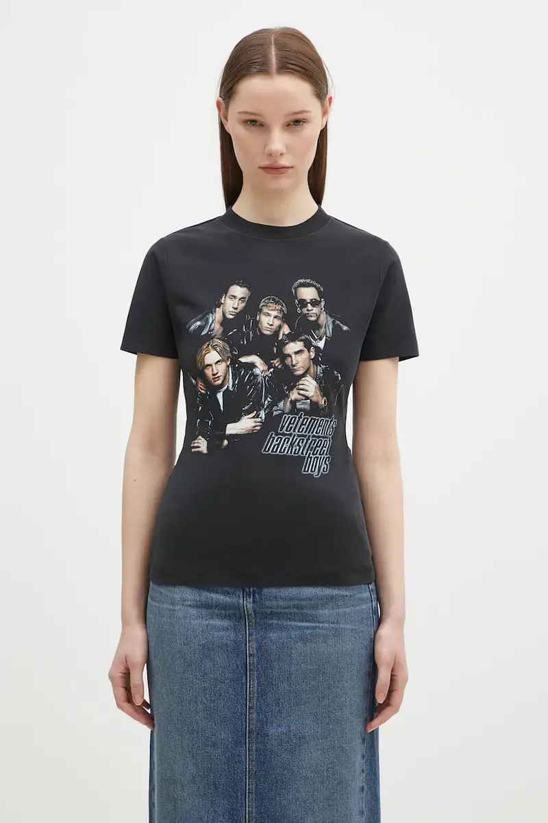 Vetements T-shirt Donna Nero 2255149