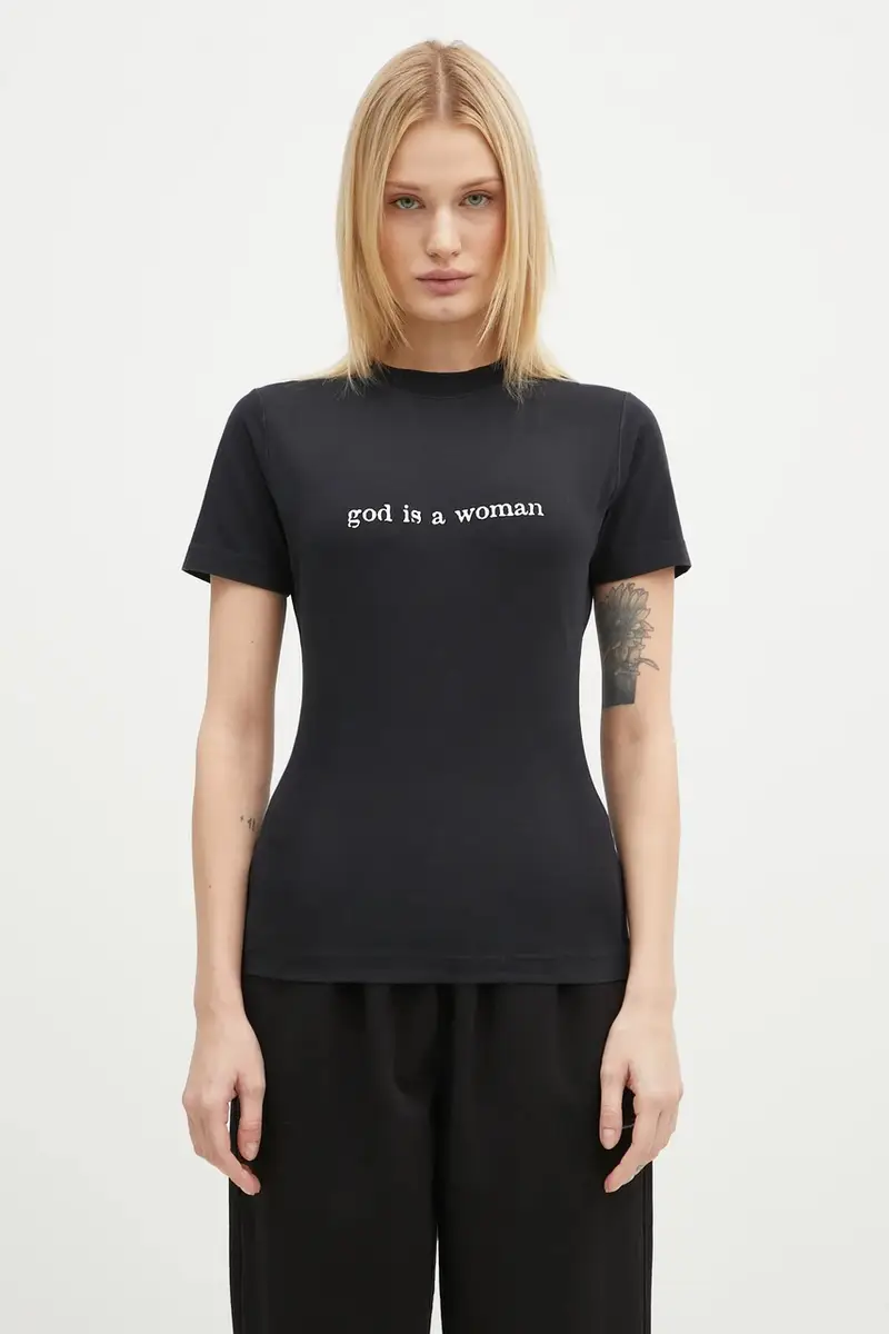 Vetements T-shirt Donna Nero 2255214