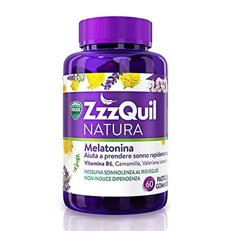 Procter & Gamble VICKS Zzzquil Integratore Alimentare Senza Glutine 60 Pastiglie