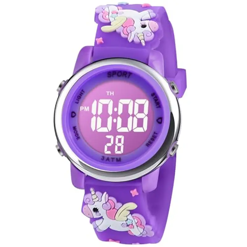 Vicloon Orologio Digitale Unicorno Bambini Waterproof