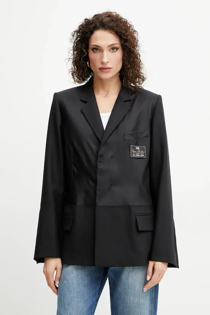 Victoria Beckham blazer con aggiunta di lana Nero