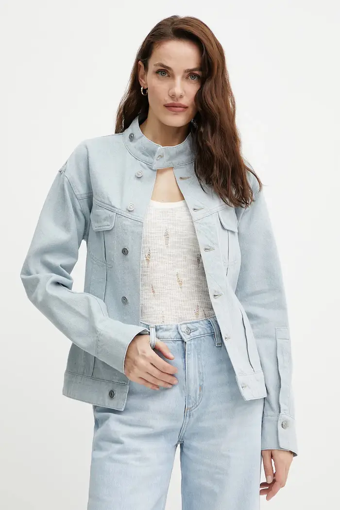 Victoria Beckham giacca di jeans Blu