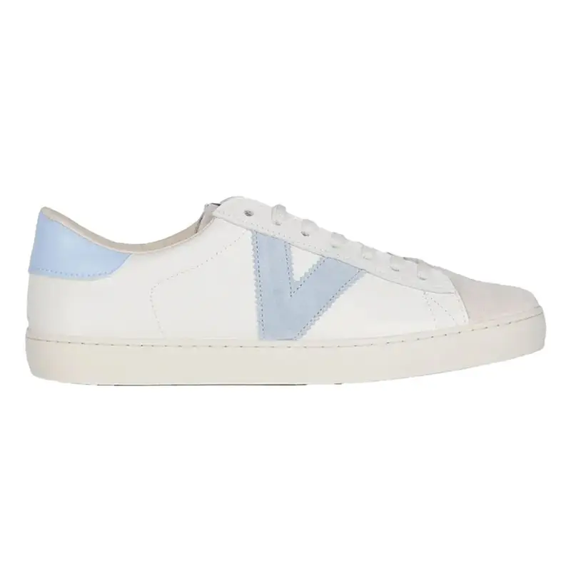 Victoria Berlin Piel & Serraje Bianco Azzurro - Sneakers Donna EUR