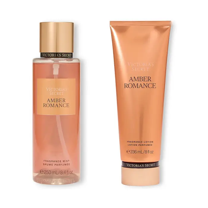 Cofanetti di profumi Victoria s Secret Body Mist and Lotion Set - Amber Romance