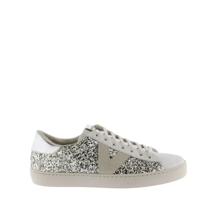 Scarpe da ginnastica glitterate da donna Victoria Berlin Gris