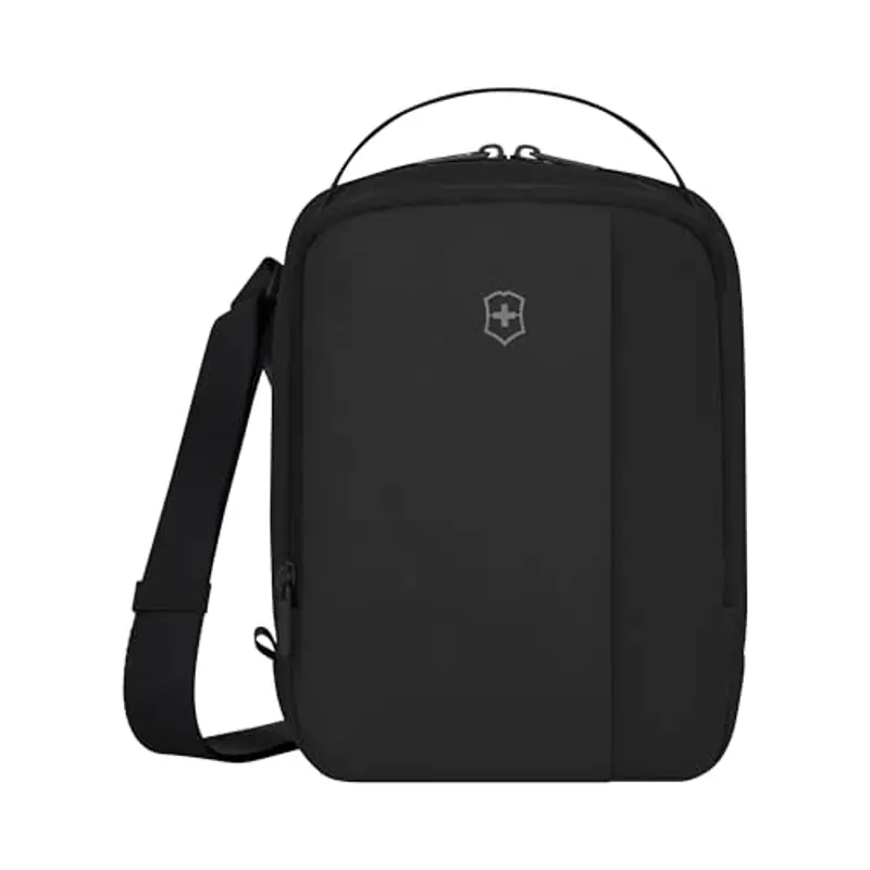Victorinox Travel Essentials Crossbody Bag, Borsa con Tracolla e Taschino RFID, Monospalla, Uomo/Donna, 6 l, Nero
