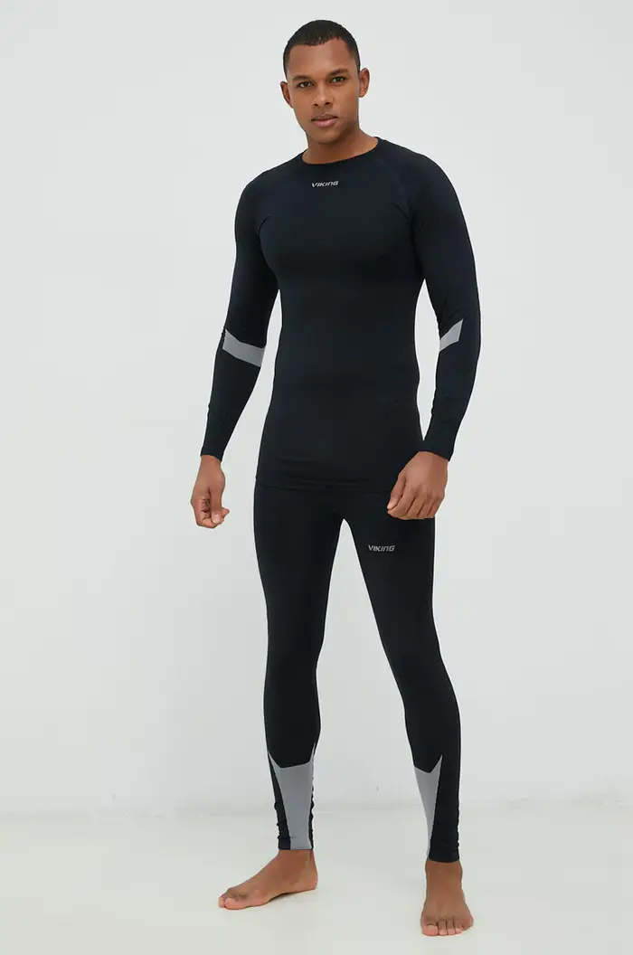 Viking completo di biancheria intima funzionale Volcanic Nero