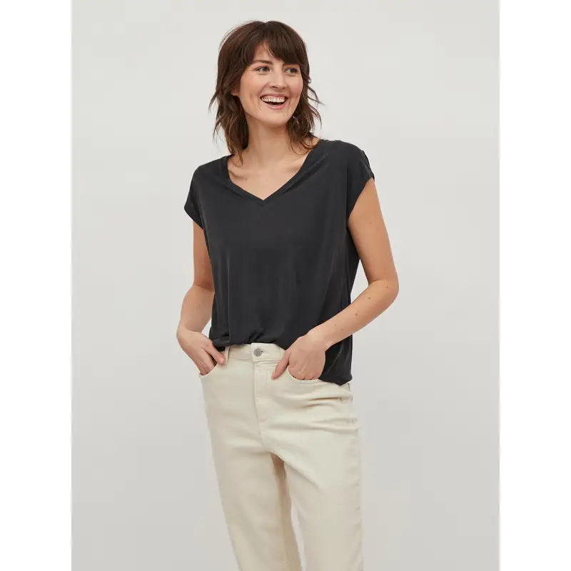 Vila T-shirt Nero 3446098