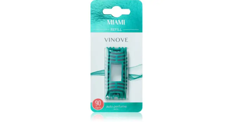 Vinove Women's Miami deodorante per auto ricarica