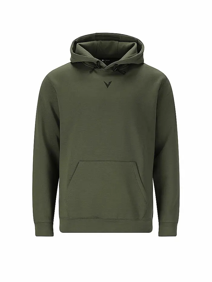 VIRTUS Felpa con cappuccio da uomo Taro verde scuro