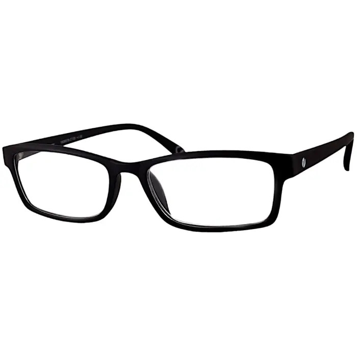 Vitallite Unisex MOD 498 Occhiali da lettura Acetato Nero Squadrata
