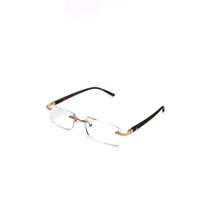 Vitallite Unisex MOD 530 Occhiali da lettura Metallo Canna di fucile Squadrata