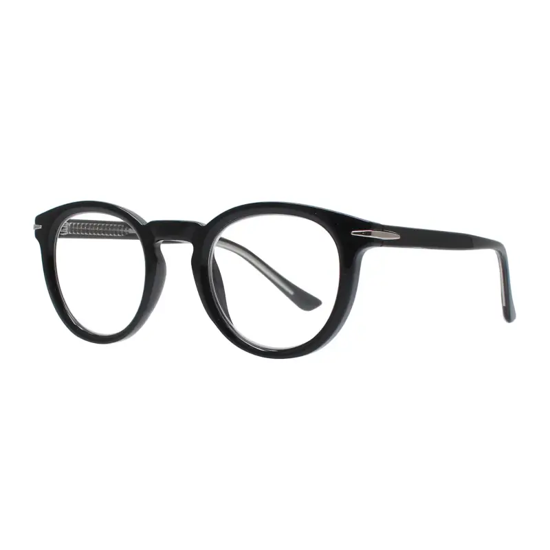 Vitallite Unisex MOD. 540 Occhiali da lettura Acetato Nero Rotonda