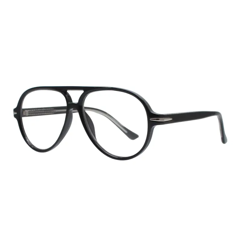 Vitallite Unisex MOD. 542 Occhiali da lettura Acetato Nero Pilot