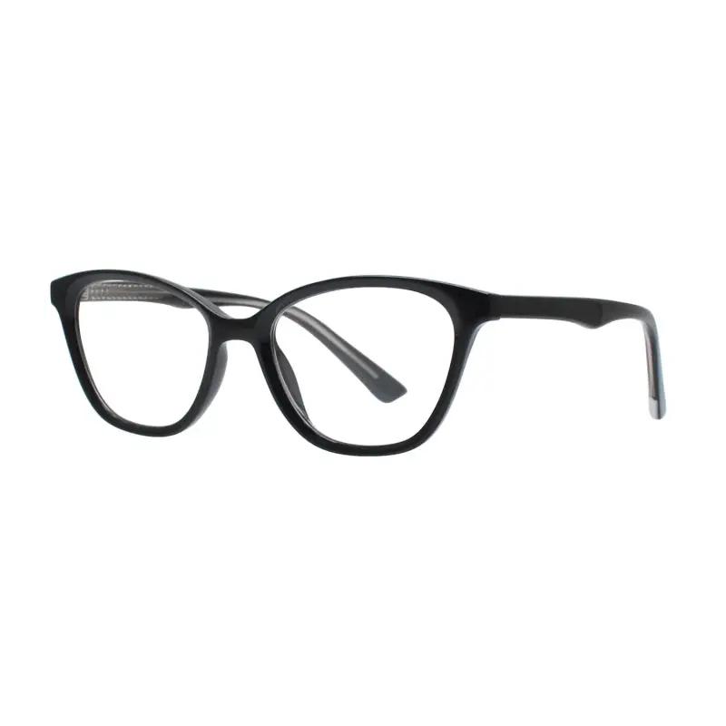 Vitallite Unisex MOD. 543 Occhiali da lettura Acetato Nero Squadrata
