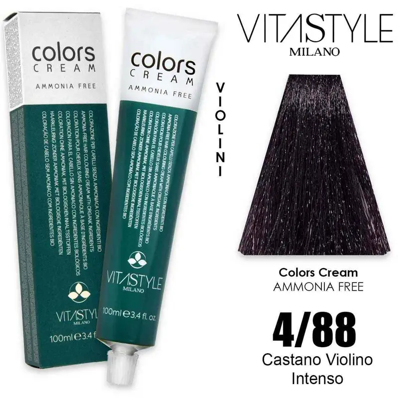 Vitastyle Tinta capelli in crema senza ammoniaca 100 ml 4.88