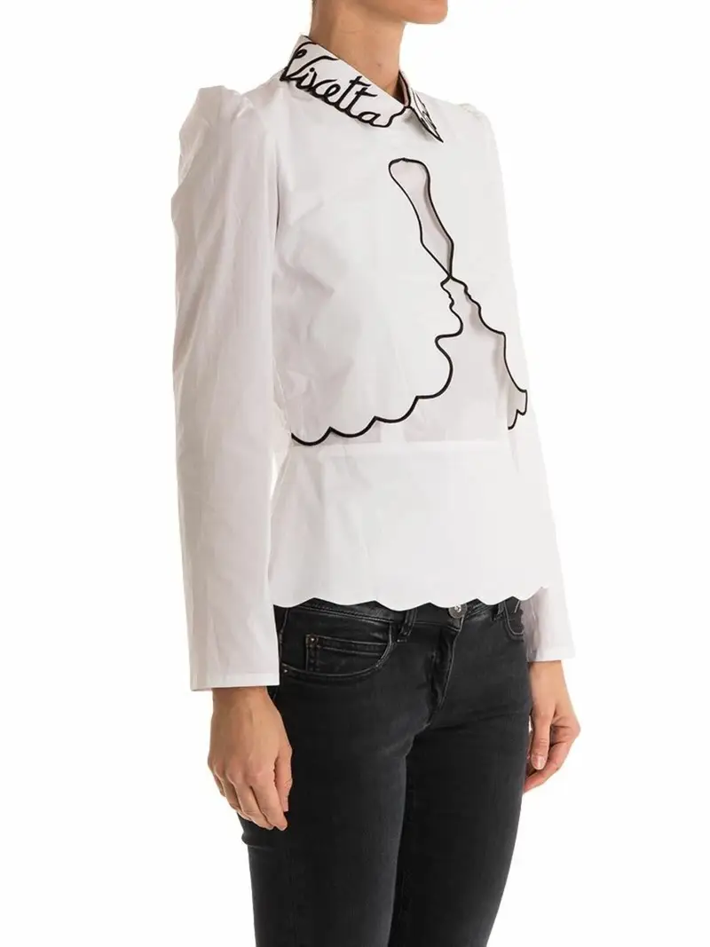 Vivetta Blusa in cotone Bianco
