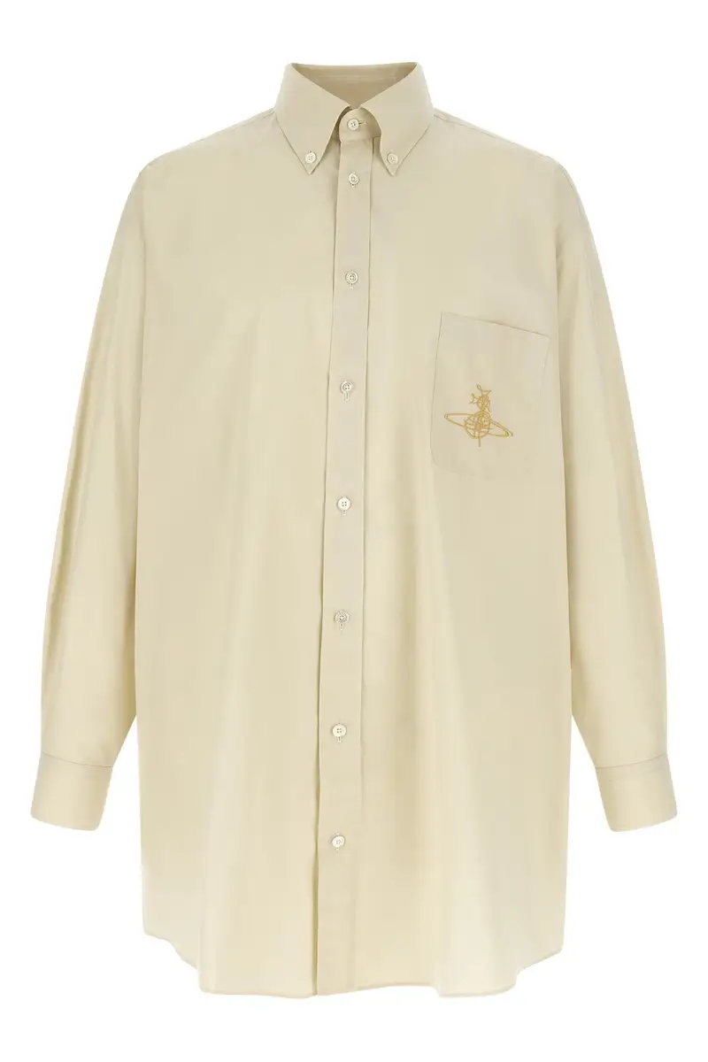 VIVIENNE WESTWOOD Camicia 'Oversized' Beige