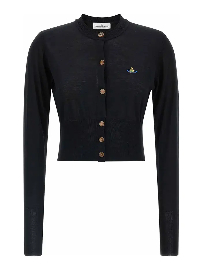 Vivienne Westwood Cardigan corto di Bea Nero