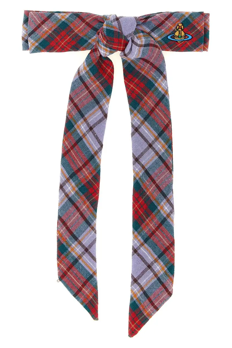 VIVIENNE WESTWOOD Fermaglio Per Capelli Rtw Tartan Multi