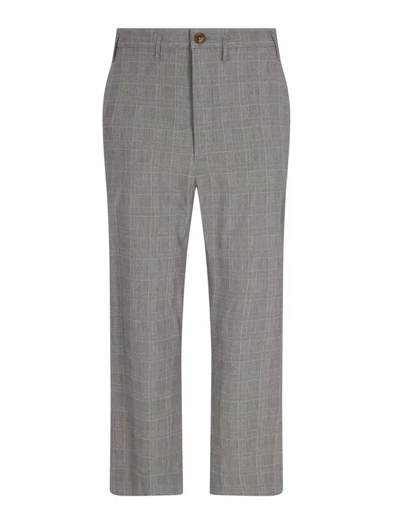 Pantaloni Crop Grigio