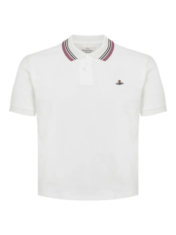 Vivienne Westwood Polo corta in cotone Bianco