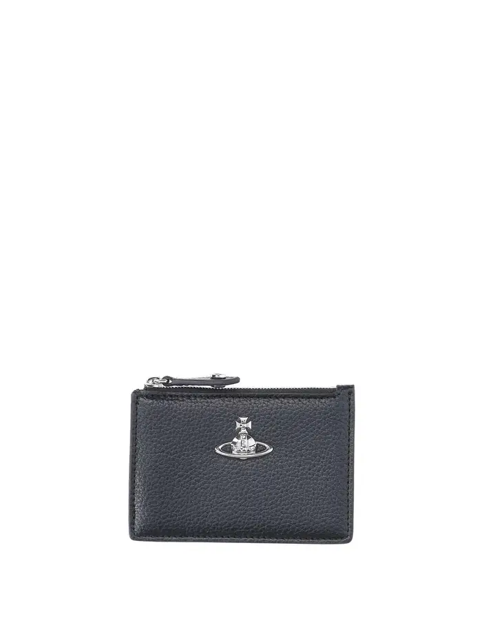 Vivienne Westwood Portacarte Zip Nero