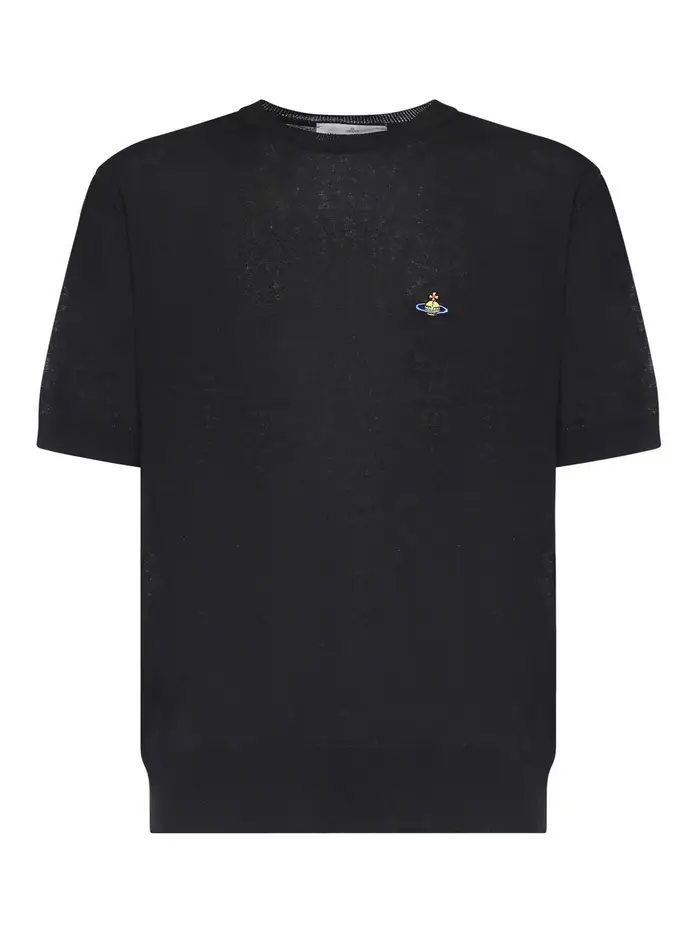 Vivienne Westwood T-shirt Alex in cotone con logo Nero
