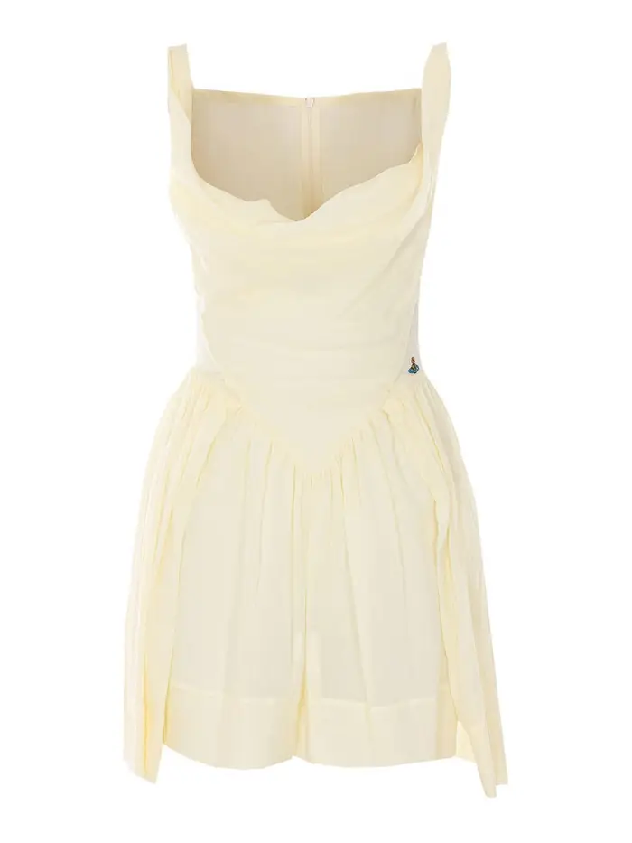 Vivienne Westwood Vestito della domenica giallo latte