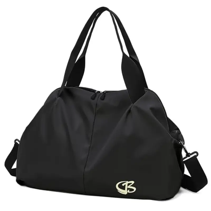 Vllcsla Sports Bag with Wet Pocket for Women - Convenient Carry On Soft Weekend Bag Tear Resistant & Waterproof Travel Bag Crossbody Bag