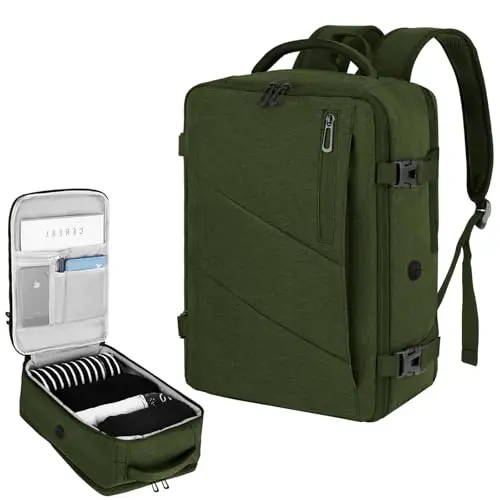 VOESLD Zaino da viaggio Donna Verde 3517617