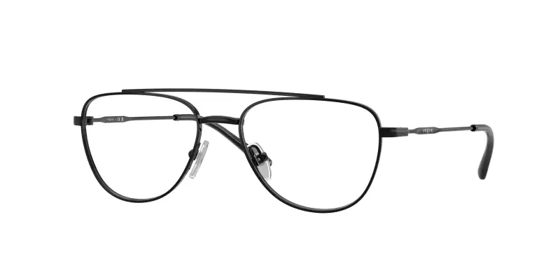 VOGUE EYEWEAR Bambino VY1001 352 Montature da vista Metallo Nero Trasparente Pilot Normale