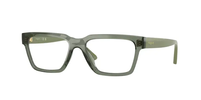 VOGUE EYEWEAR Bambino VY2040 3086 Montature da vista Nylon Verde Squadrata Normale