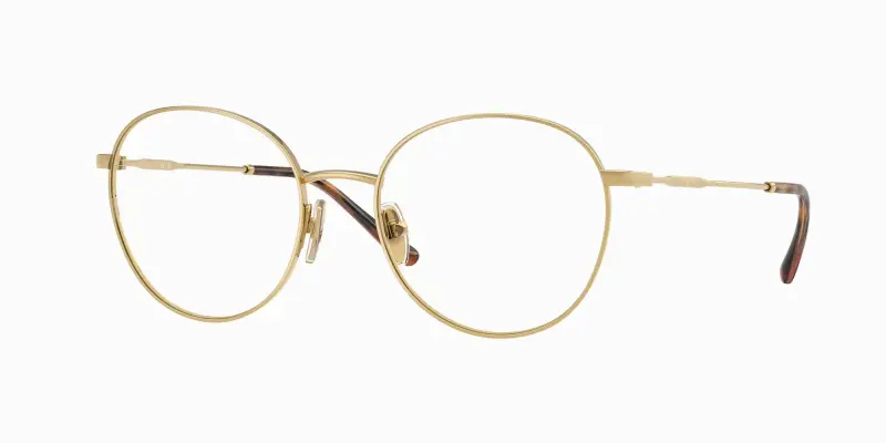 VOGUE EYEWEAR Donna VO4280 5042 Montature da vista Metallo Oro Trasparente Pantos Normale