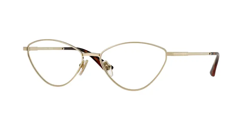 VOGUE EYEWEAR Donna VO4325 848 Montature da vista Metallo Oro Trasparente Geometrica Normale