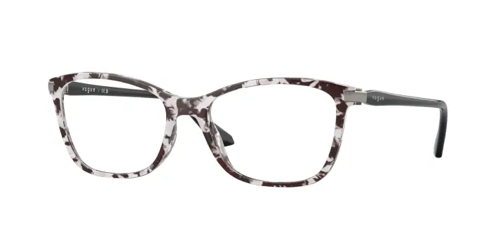 VOGUE EYEWEAR Donna VO5378 3076 Montature da vista Iniettato Tartaruga Pillow Normale