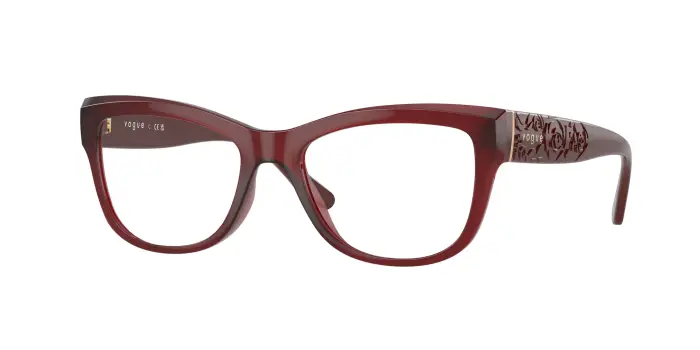 VOGUE EYEWEAR Donna VO5528 3094 Montature da vista Nylon Rosso Cat Eye Normale