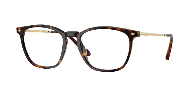 VOGUE EYEWEAR Uomo VO5614 W656 Montature da vista Acetato Marrone Trasparente Pillow Normale