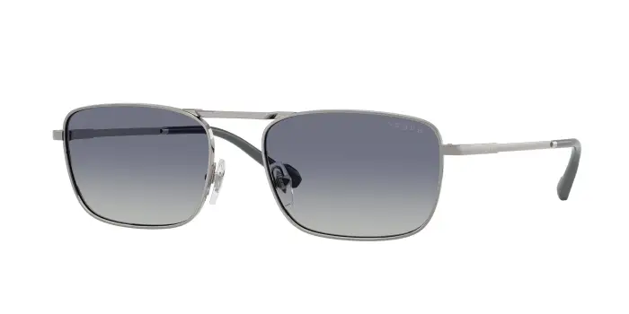 VOGUE EYEWEAR Uomo VO4346S 51874L Occhiali da sole Metallo Grigio Pillow Normale Sfumato